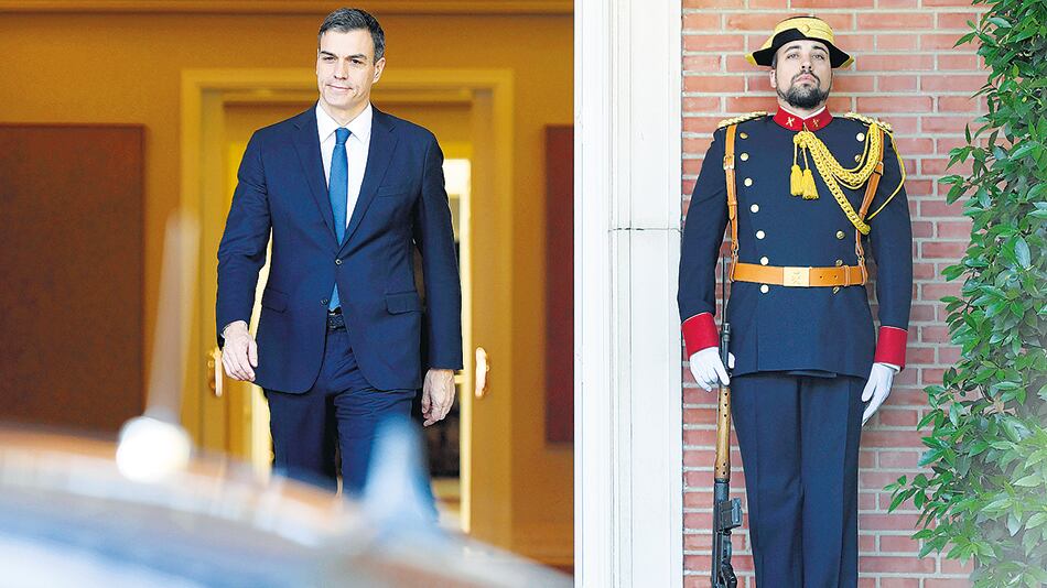 Sánchez se dirigió a su nuevo despacho en la Moncloa y desde entonces no pronuncia palabra.
