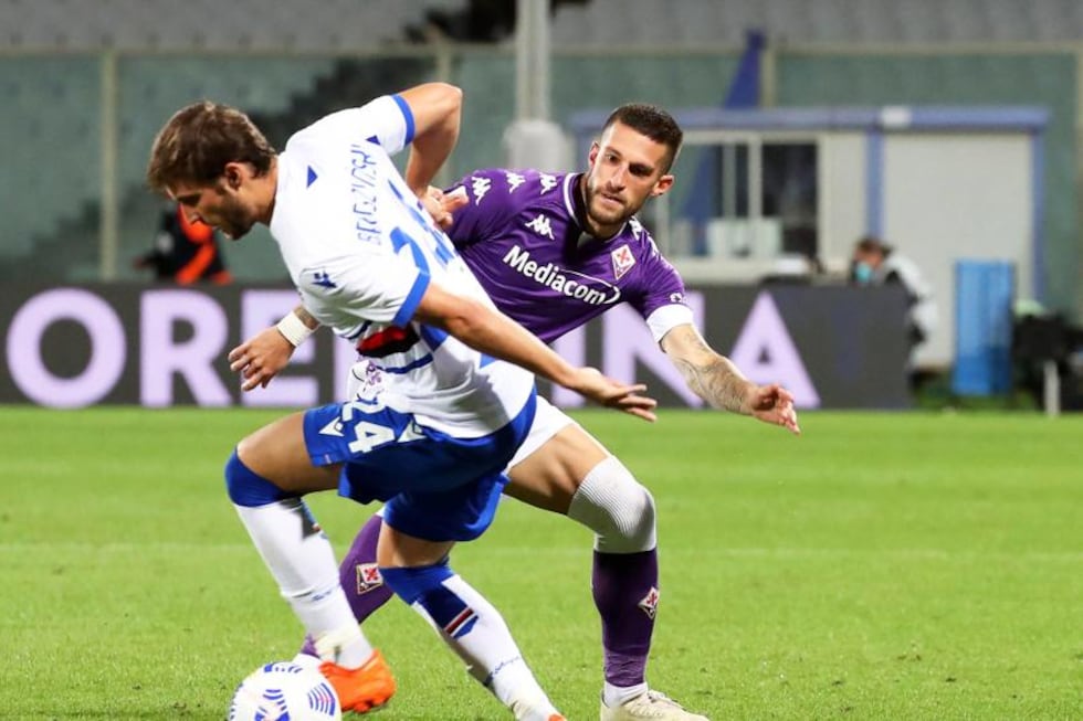 Fiorentina no pudo de local y perdió con Sampdoria.