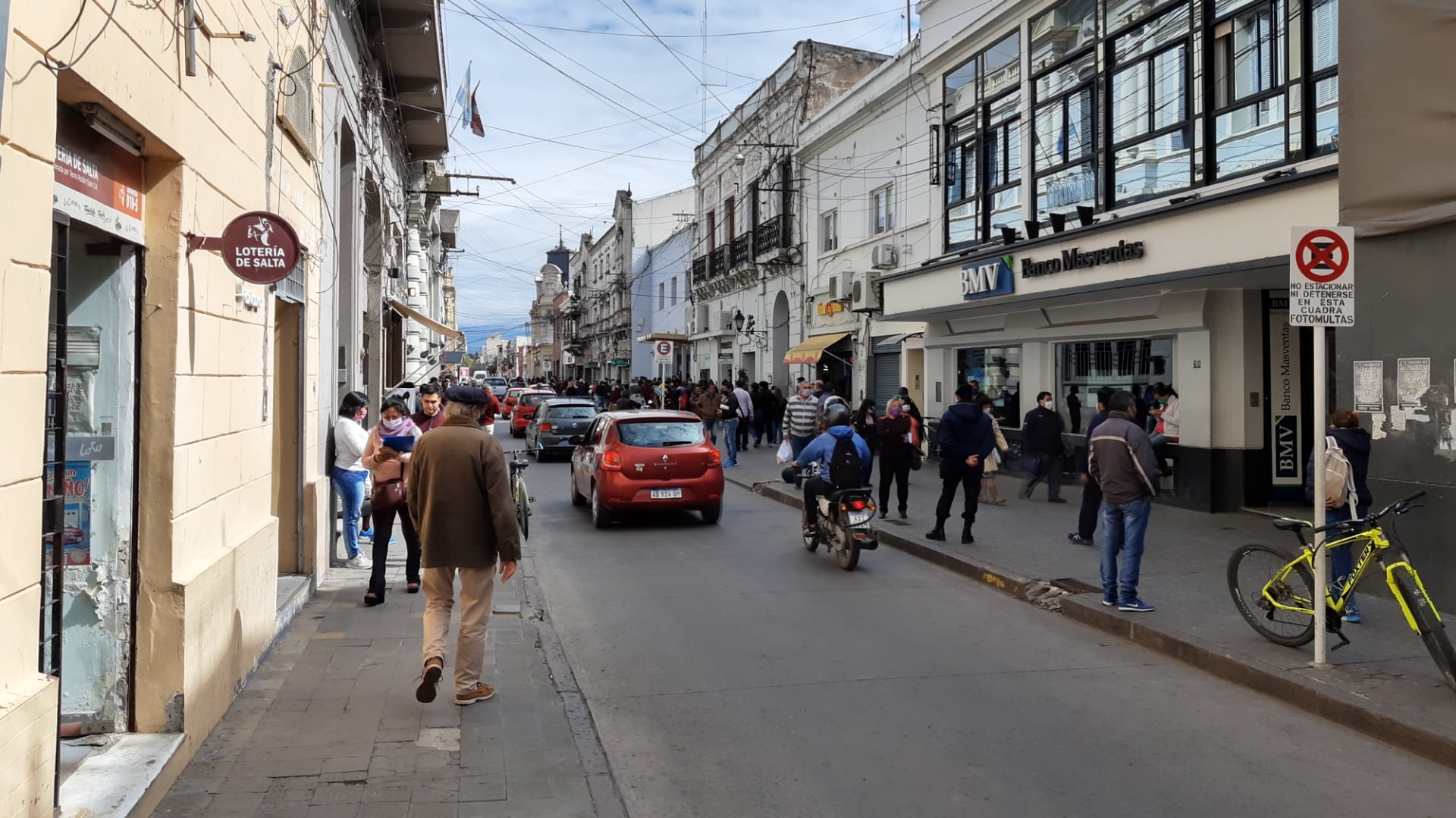 Una de las cuadras de calle España que se convertirá en peatonal