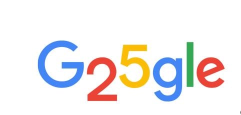 Google cumple 25 años. 
