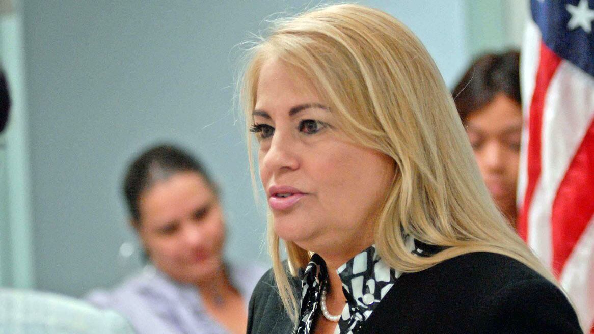 Wanda Vázquez , tercera en la línea sucesoria.