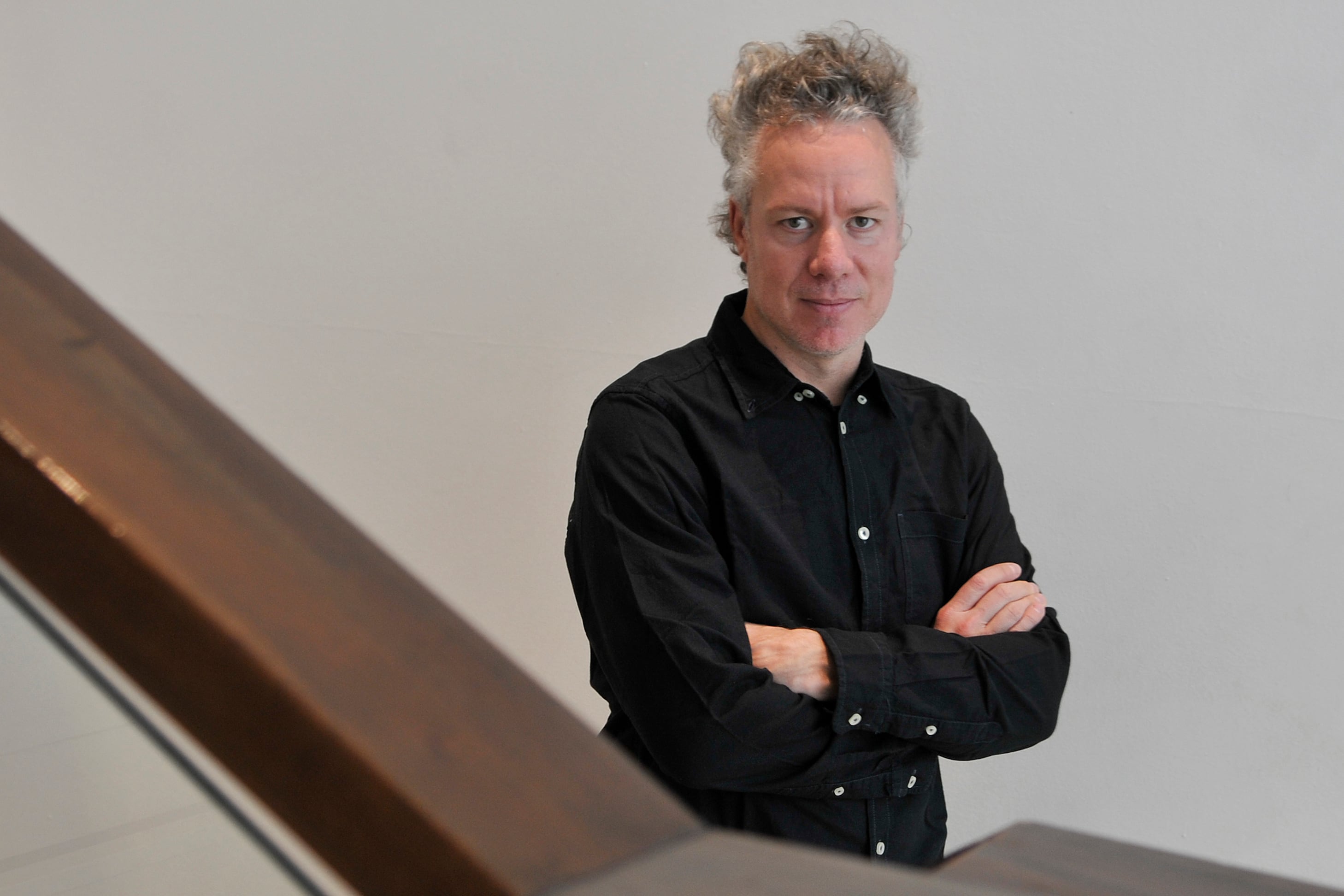 "Hay algo de absurdo en el humor, en la ironía con la que por momentos el personaje ve la realidad", dice Veiroj.