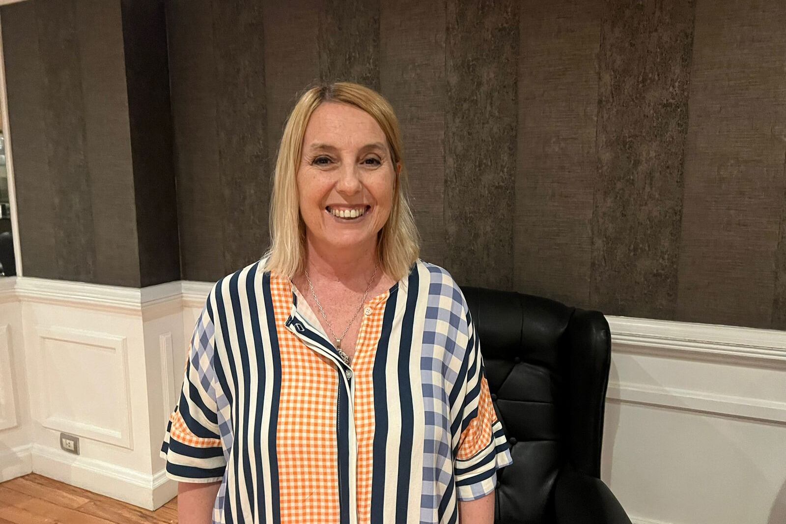 María Cecilia Ibáñez, la diputada que tuvo un "regalito". 