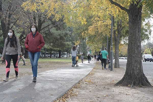 La costa central fue uno de los lugares donde más caminantes se vieron.