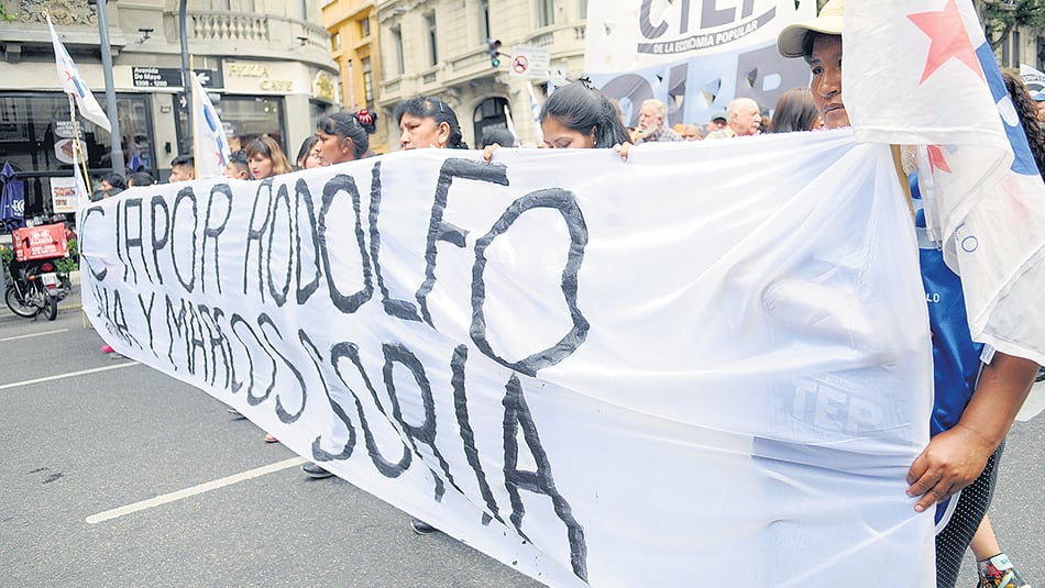 La manifestación arrancó a las 11 en Avenida de Mayo y Avenida 9 de Julio.