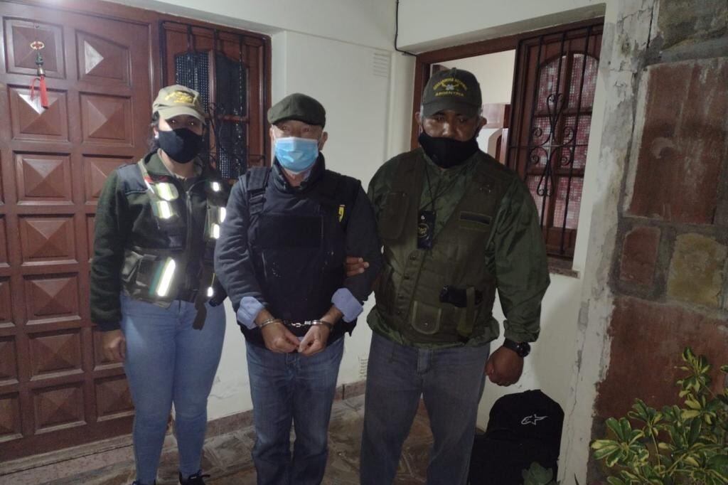 Cialceta, cuando fue detenido, en 2021.