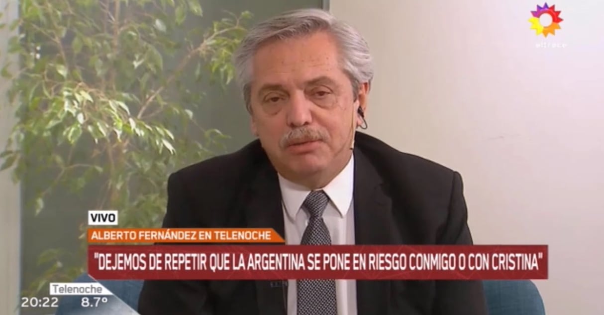 Fernández fue entrevistado por Leuco, María Laura Santillán y Luciana Geuna.