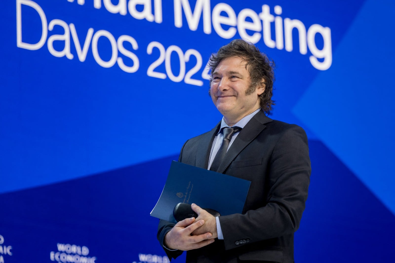 Javier Milei en Davos