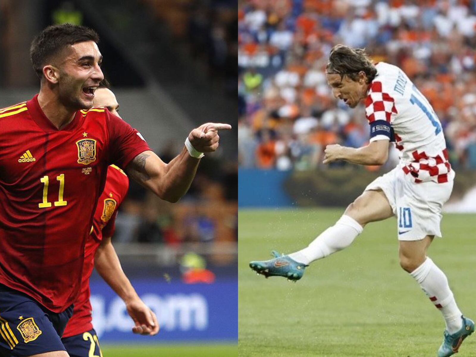 España llega por segunda vez a la final de este torneo. Croacia nunca había pasado de fase de grupos