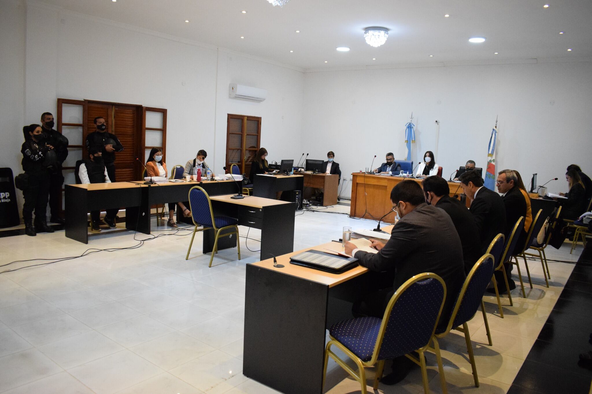 Audiencia de alegatos en la Asociación de Magistrados.