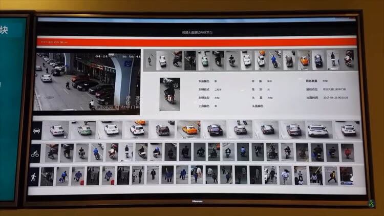 Así monitorean los autos en China, en busca de sospechosos o infractores.