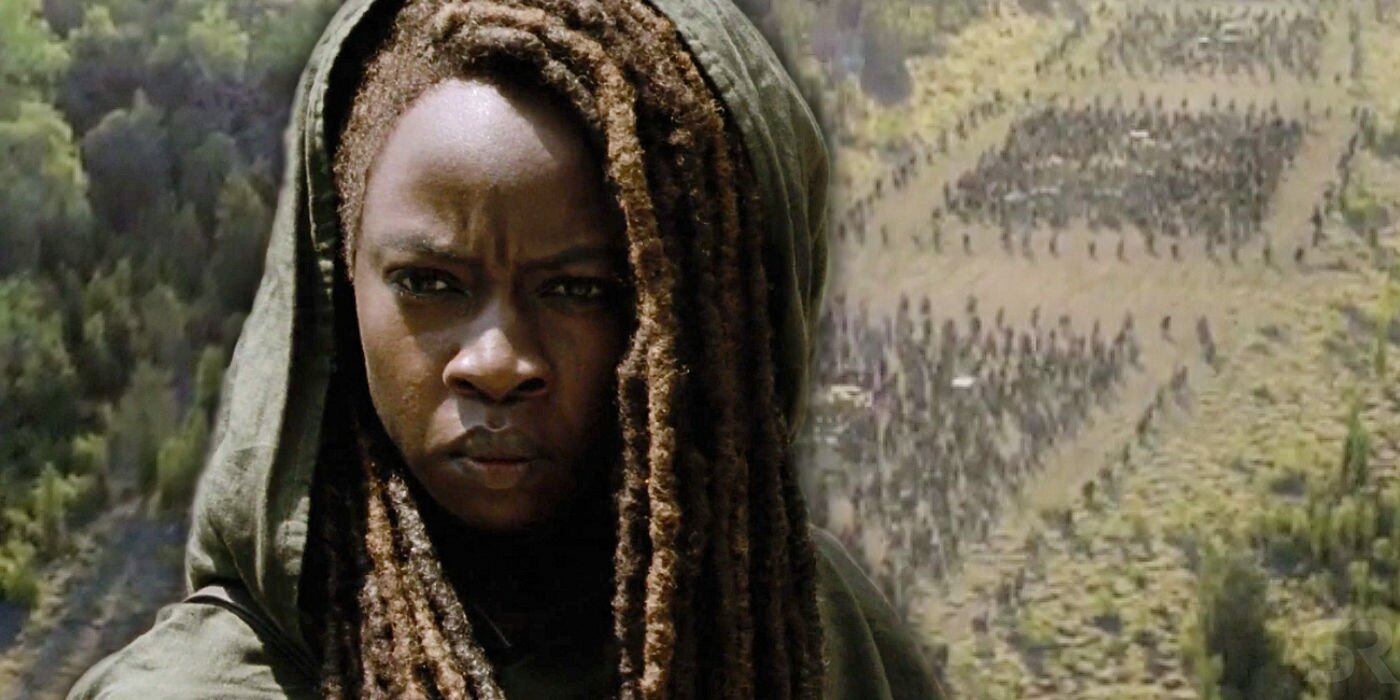 Danai Gurira como Michonne, personaje clave de TWD.