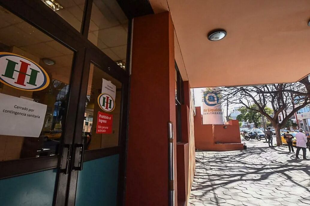 El Hospital Italiano, en el barrio General Paz, al noreste del centro histórico cordobés.