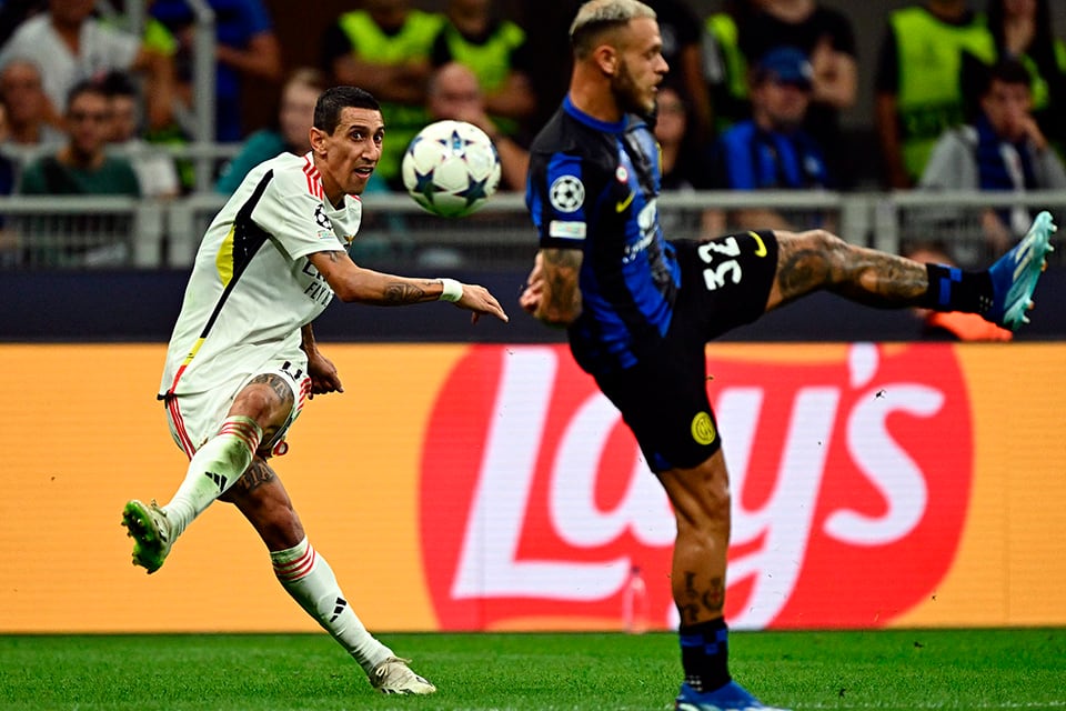 Di María hoy tiene contrato con el Benfica de Portugal.