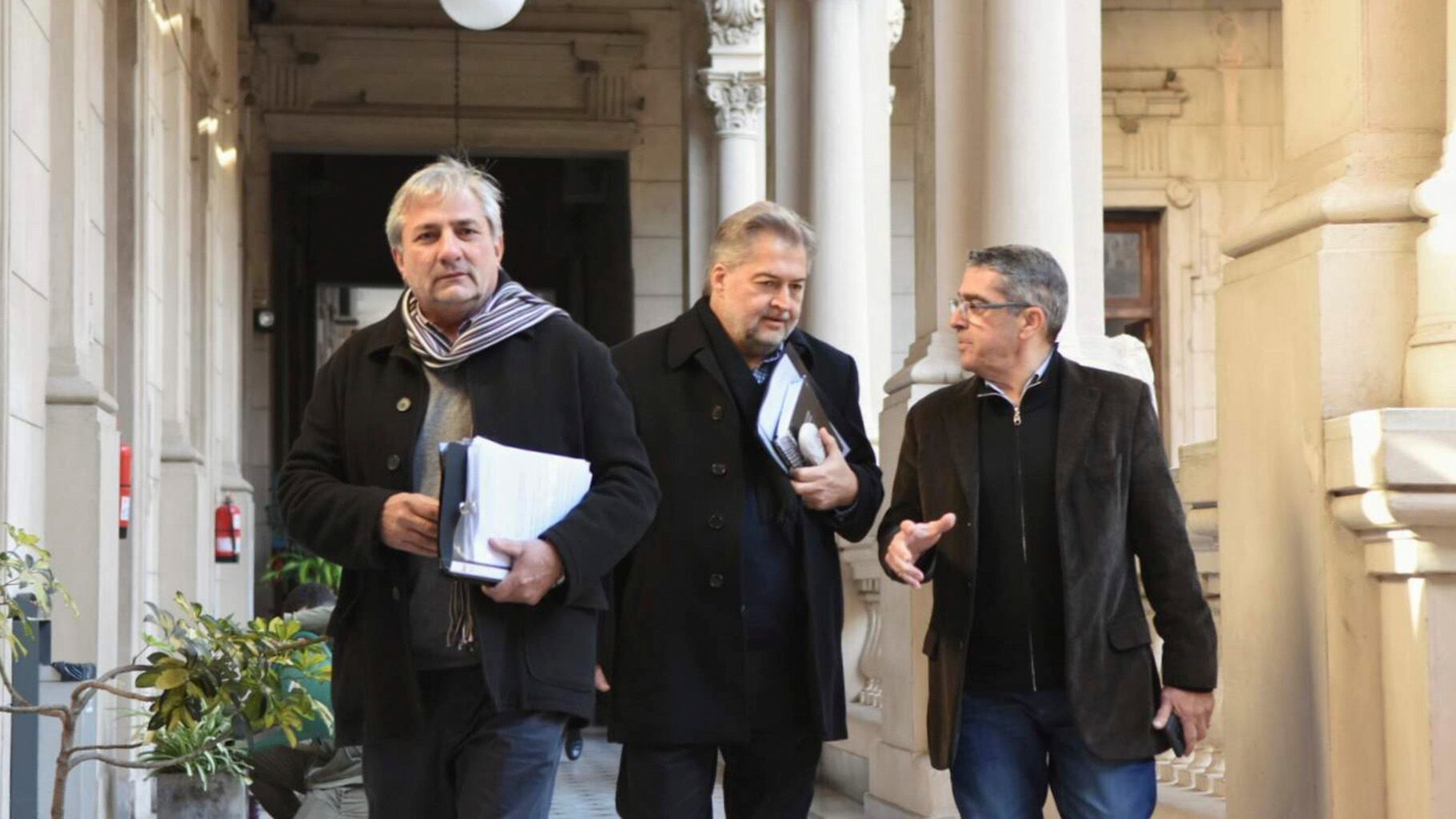 Michlig, Mirabella y Traferri, los hombres de Perotti.