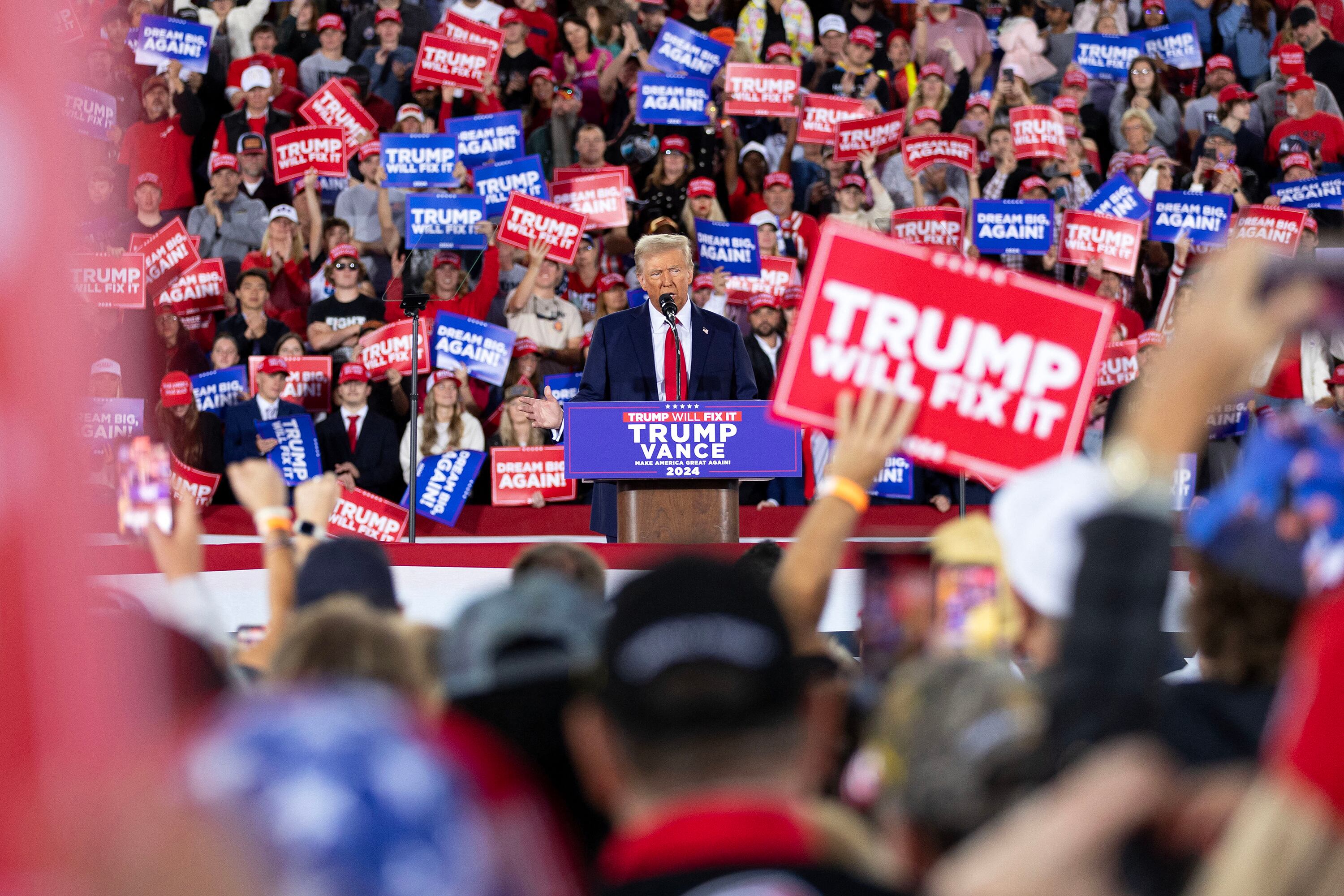 Trump abrazó la confrontación como su sello distintivo en la política