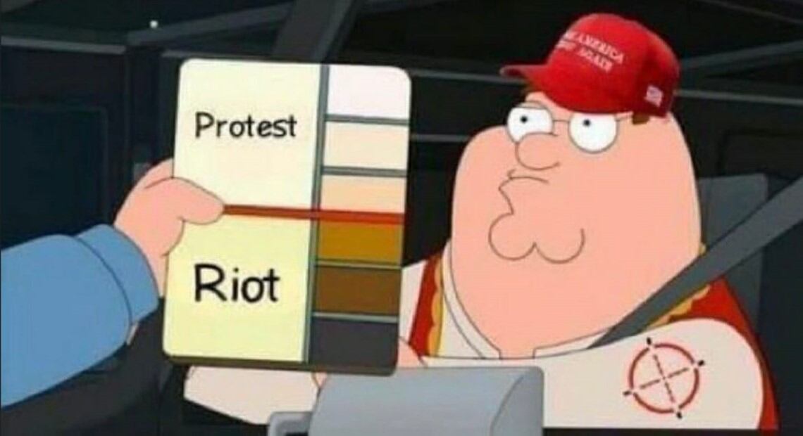 La toma del Capitolio en las redes sociales: memes y comentarios.