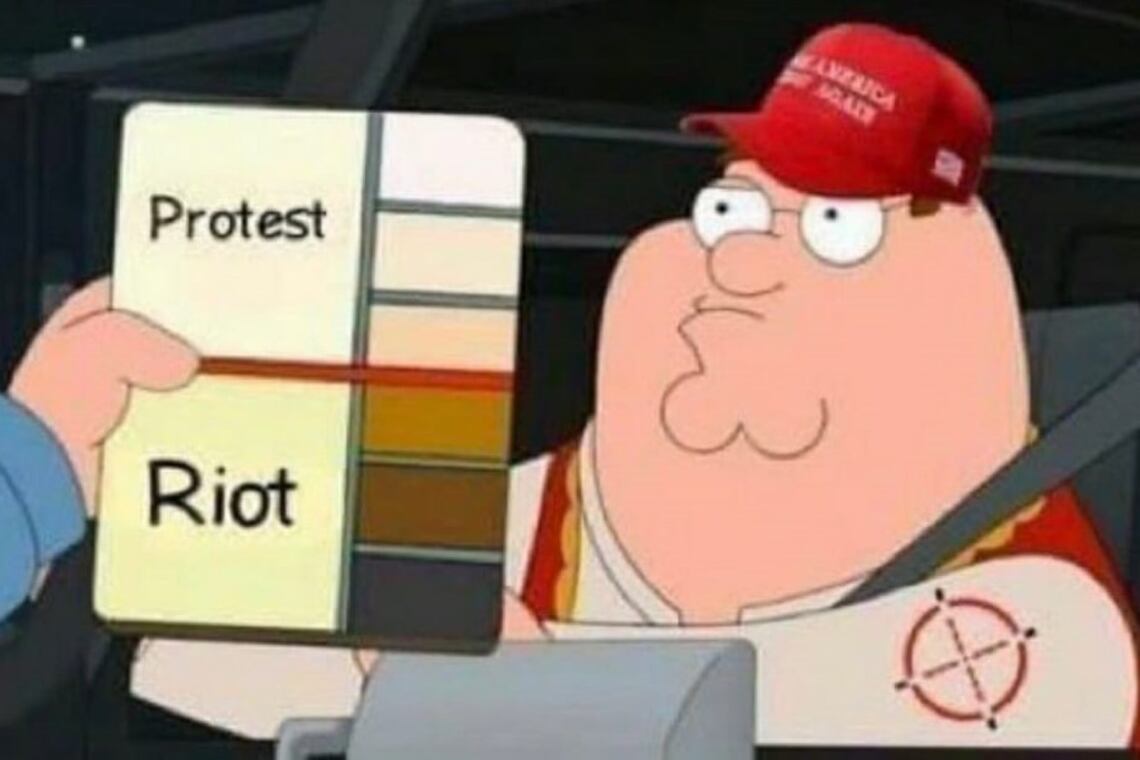 La toma del Capitolio en las redes sociales: memes y comentarios.