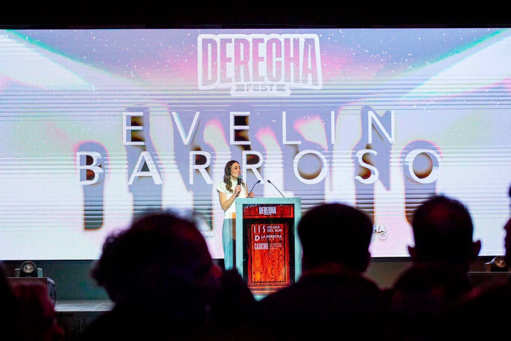 Evelin Barroso, pastora de la iglesia evangélica Cita con la Vida, en La Derecha Fest.