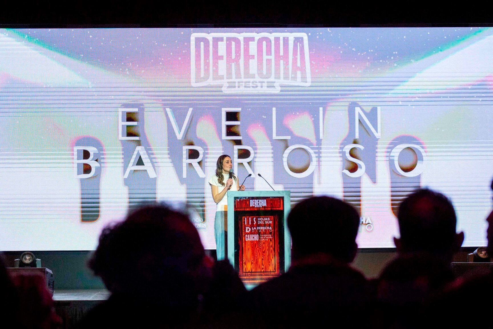 Evelin Barroso, pastora de la iglesia evangélica Cita con la Vida, en La Derecha Fest.