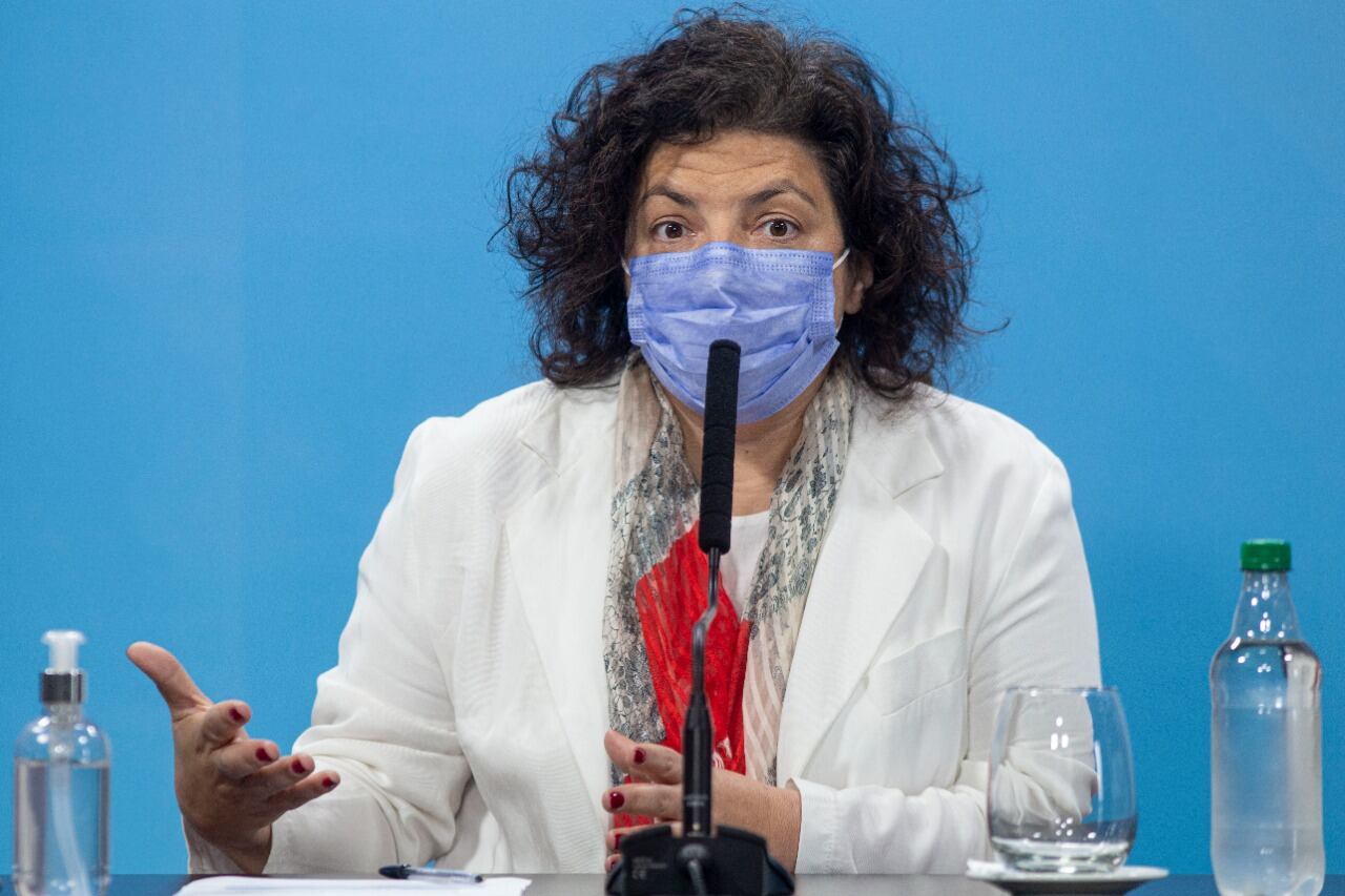 "Agosto va a ser el mes de las segundas dosis", repitió Vizzotti.