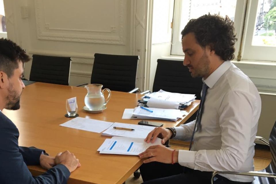 Godoy abordó la Emergencia Sanitaria con Santiago Cafiero