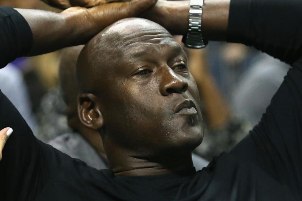 Michael Jordan se pronunció muy pocas veces en cuestiones políticas.