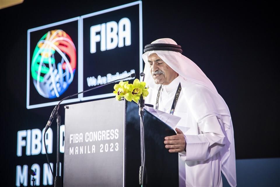 El jeque qatarí Saud Ali Al Thani, flamante presidente de la FIBA.