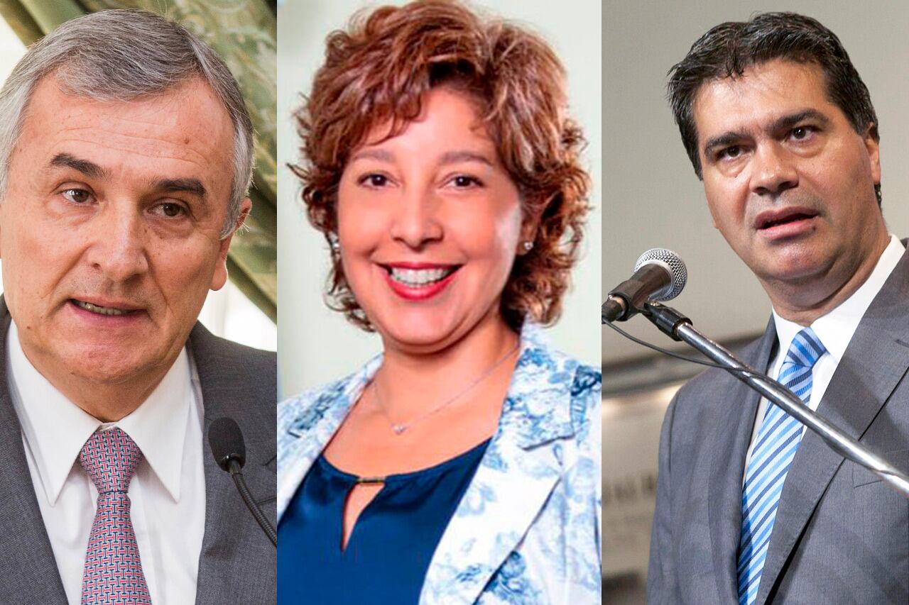 Morales, Carreras y Capitanich participaron de la conferencia de prensa que brindó Alberto Fernández.