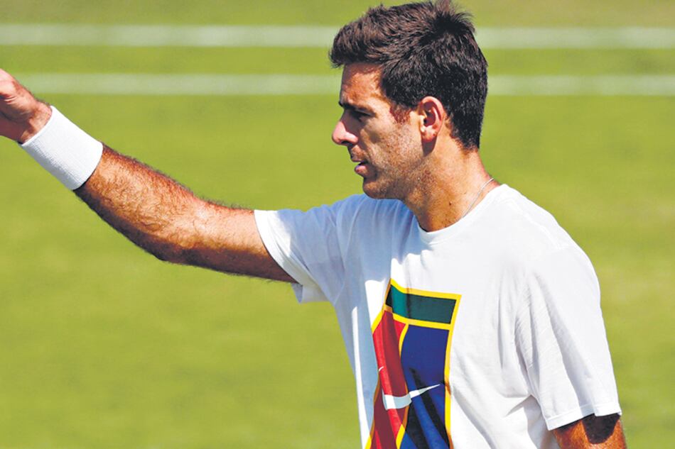 Juan Martín Del Potro brindó una conferencia de prensa ayer en All England.