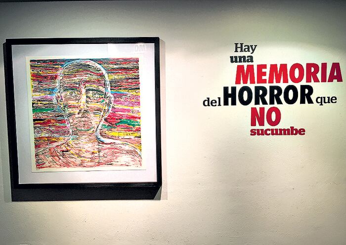 La Memoria, obra de Noé, y un texto de Zito Lema.