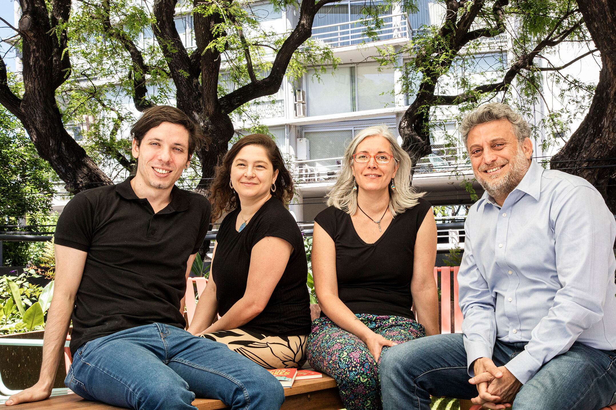 Marcelo Gutiérrez, Mar Lucas, Cecilia Valeriano y Leandro Cahn