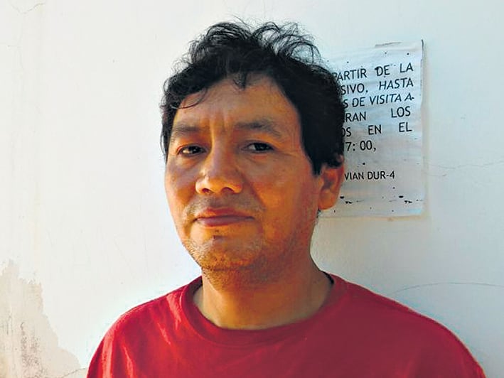 César Arias, dirigente de la comunidad guaraní Happo P+au, de la localidad de Embarcación.
