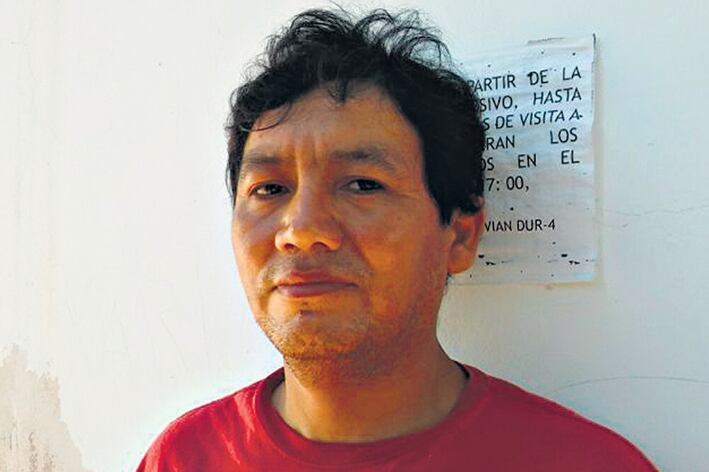 César Arias, dirigente de la comunidad guaraní Happo P+au, de la localidad de Embarcación.