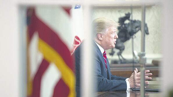 “El gobierno continúa cerrado porque los demócratas no quieren intervenir en seguridad fronteriza”, dijo Trump.