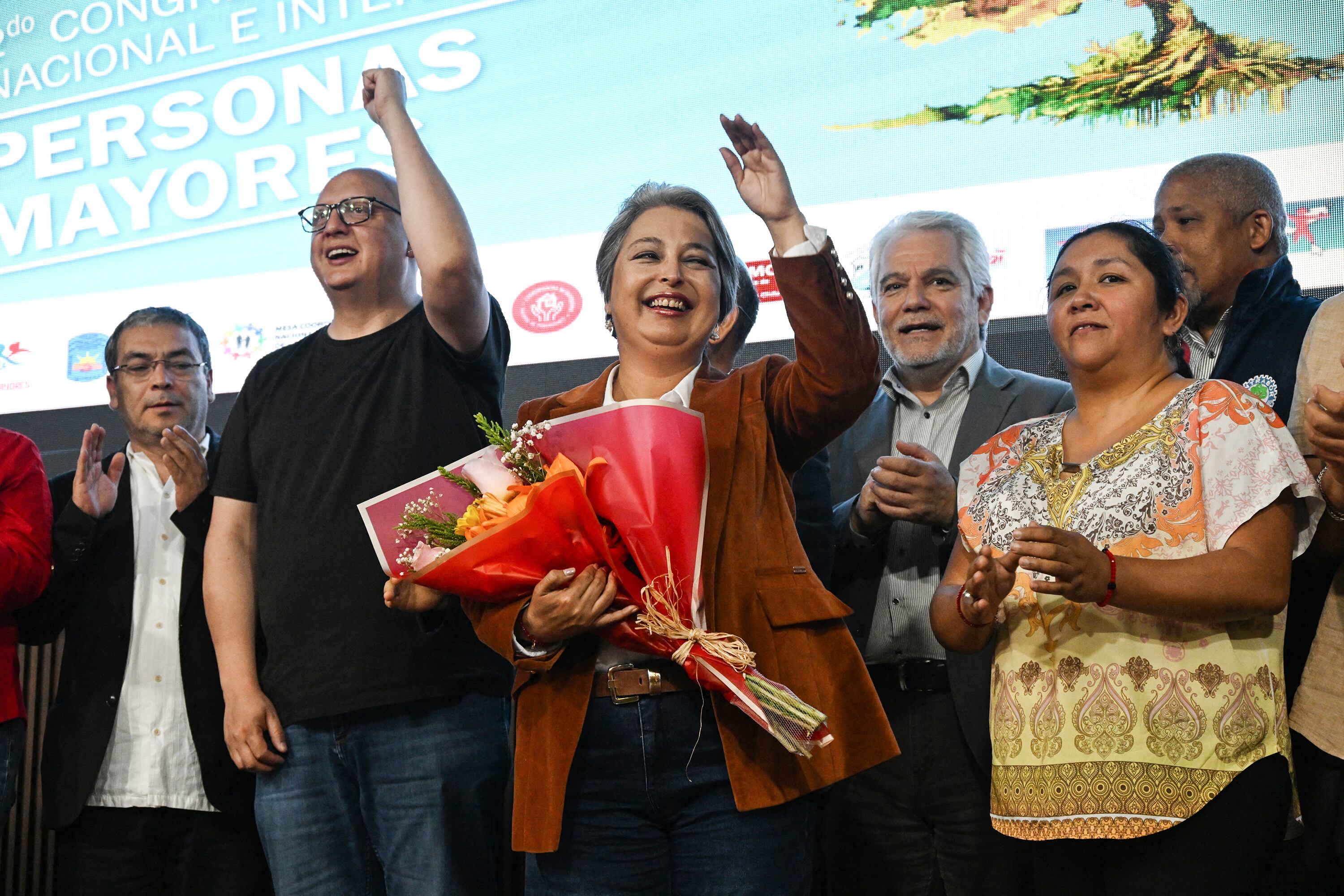 Jeannett Jara, candidata a presidenta de la izquierda en Chile.