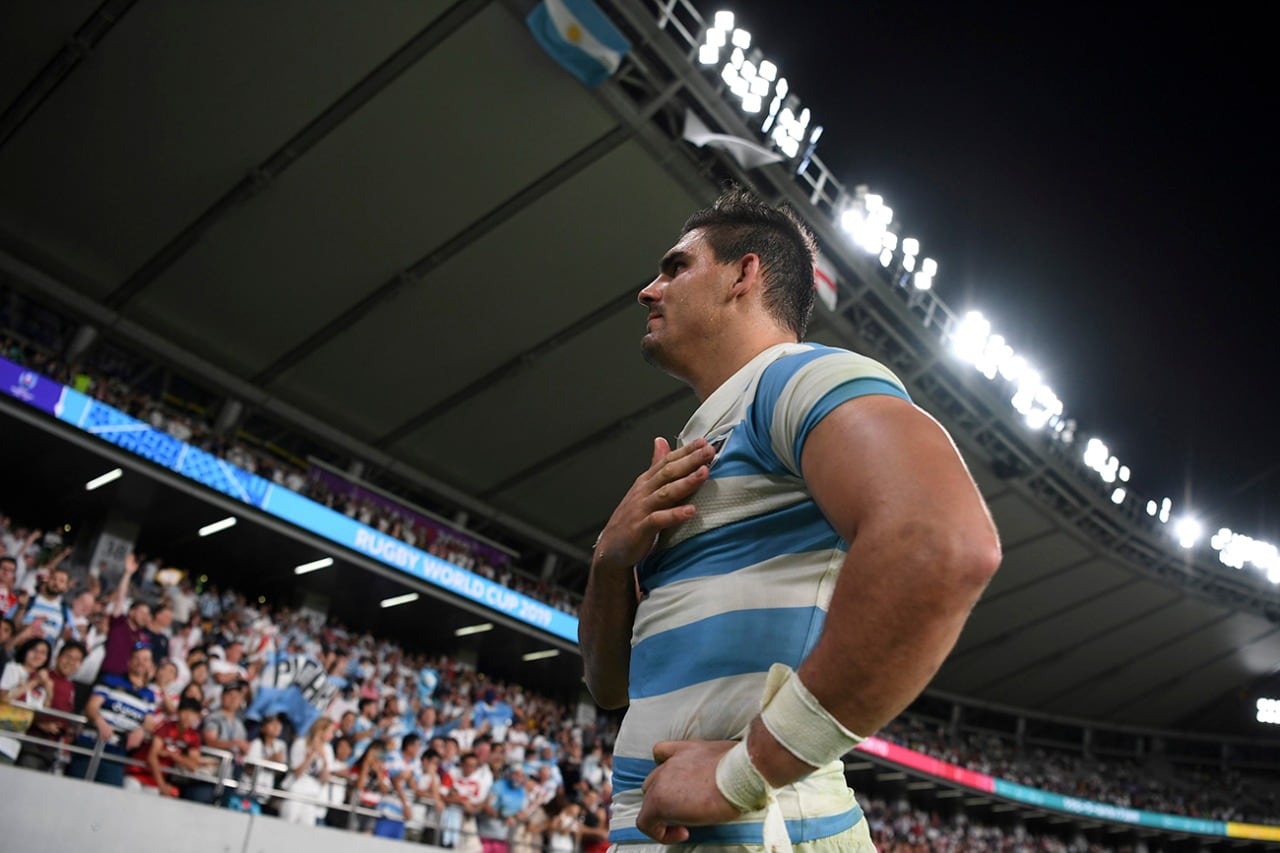 Matera, capitán del seleccionado de rugby de la Argentina.