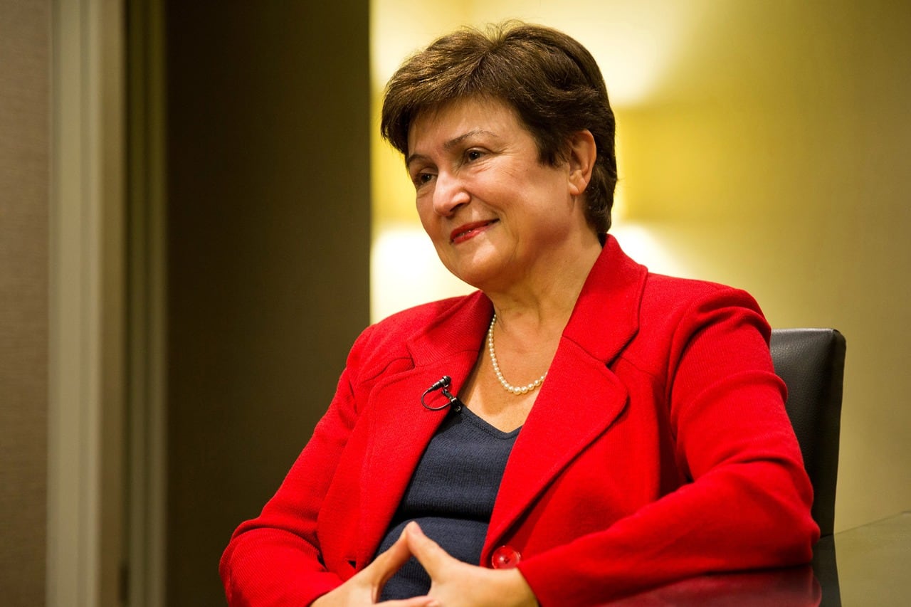 Kristalina Georgieva, directora gerente del FMI. 