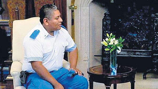 Chocobar fue recibido como un héroe por Mauricio Macri en la Casa Rosada.