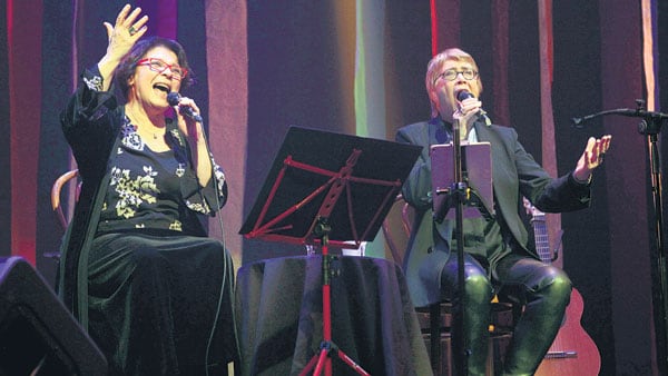 Herrero y Parodi volverán a actuar el próximo sábado, en la misma sala de Sarmiento 2037.