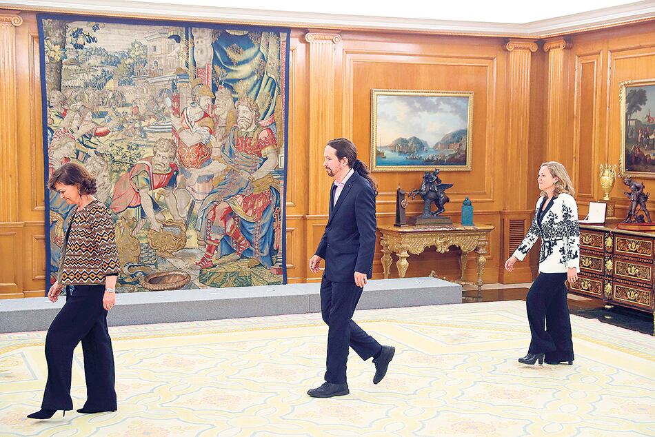 Pablo Iglesias, flamante vicepresidente de España. 