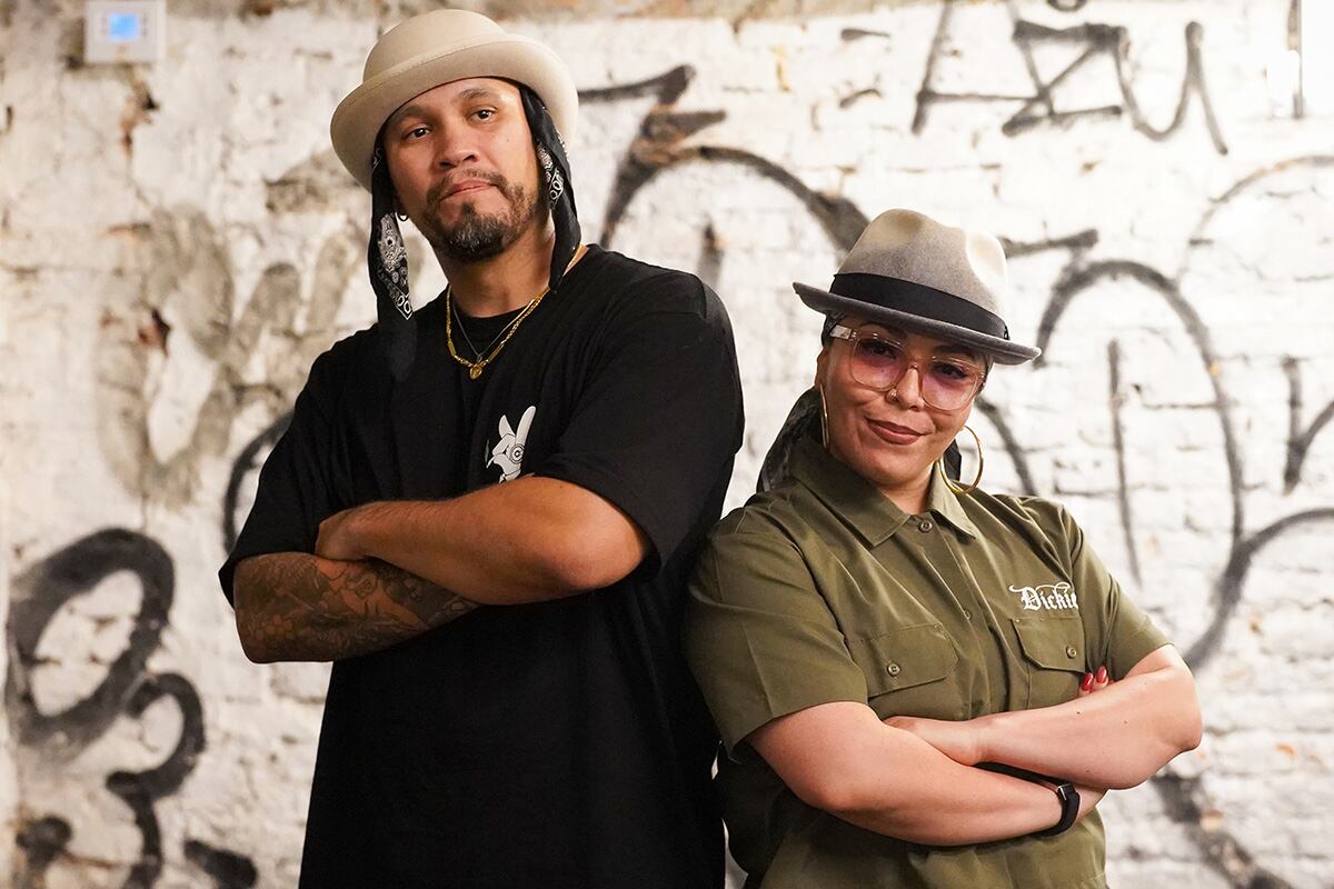 Kid Boogie y Zuce Morales en el final del evento Actitud Funky. Fotografía: Elina Costilla