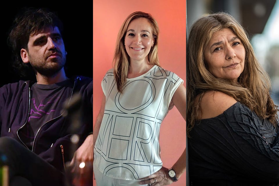 Damián Pulizzi, Luisina Bourband. y Silvina Tamous.