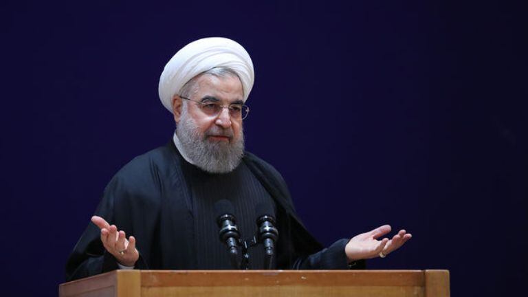 Rohani gobierna Irán desde 2013 y seguirá en el poder otros cuatro años.