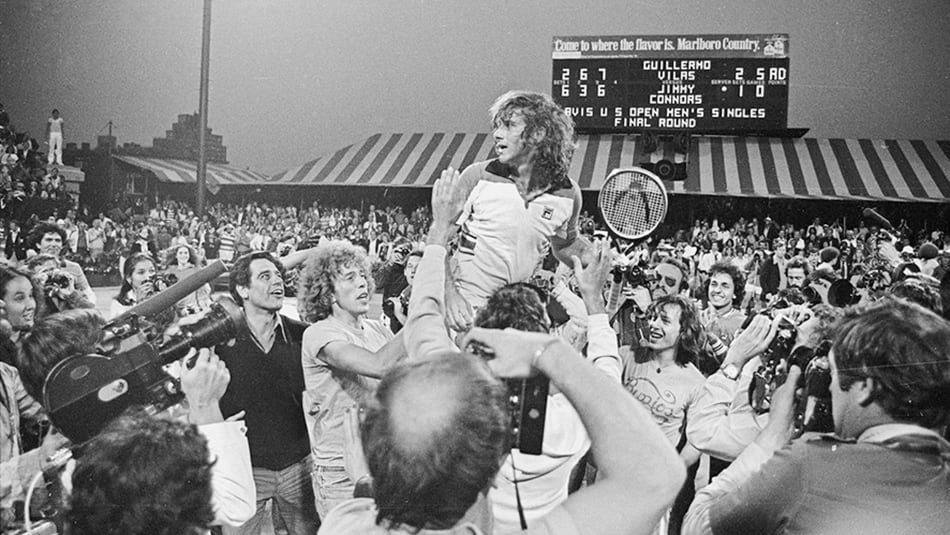 Guillermo Vilas, ganador del US Open en 1977.