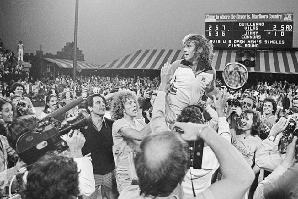 Guillermo Vilas, ganador del US Open en 1977.