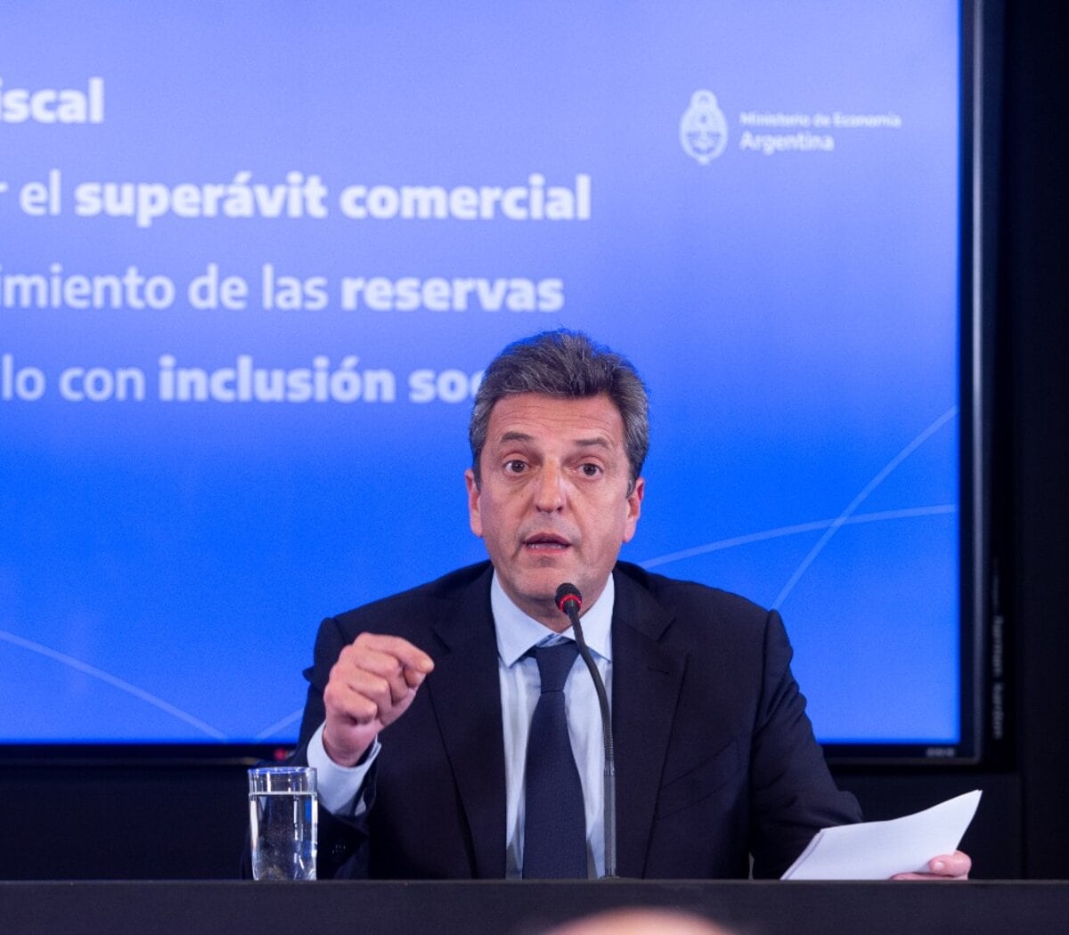 Sergio Massa, ministro de Economía. 