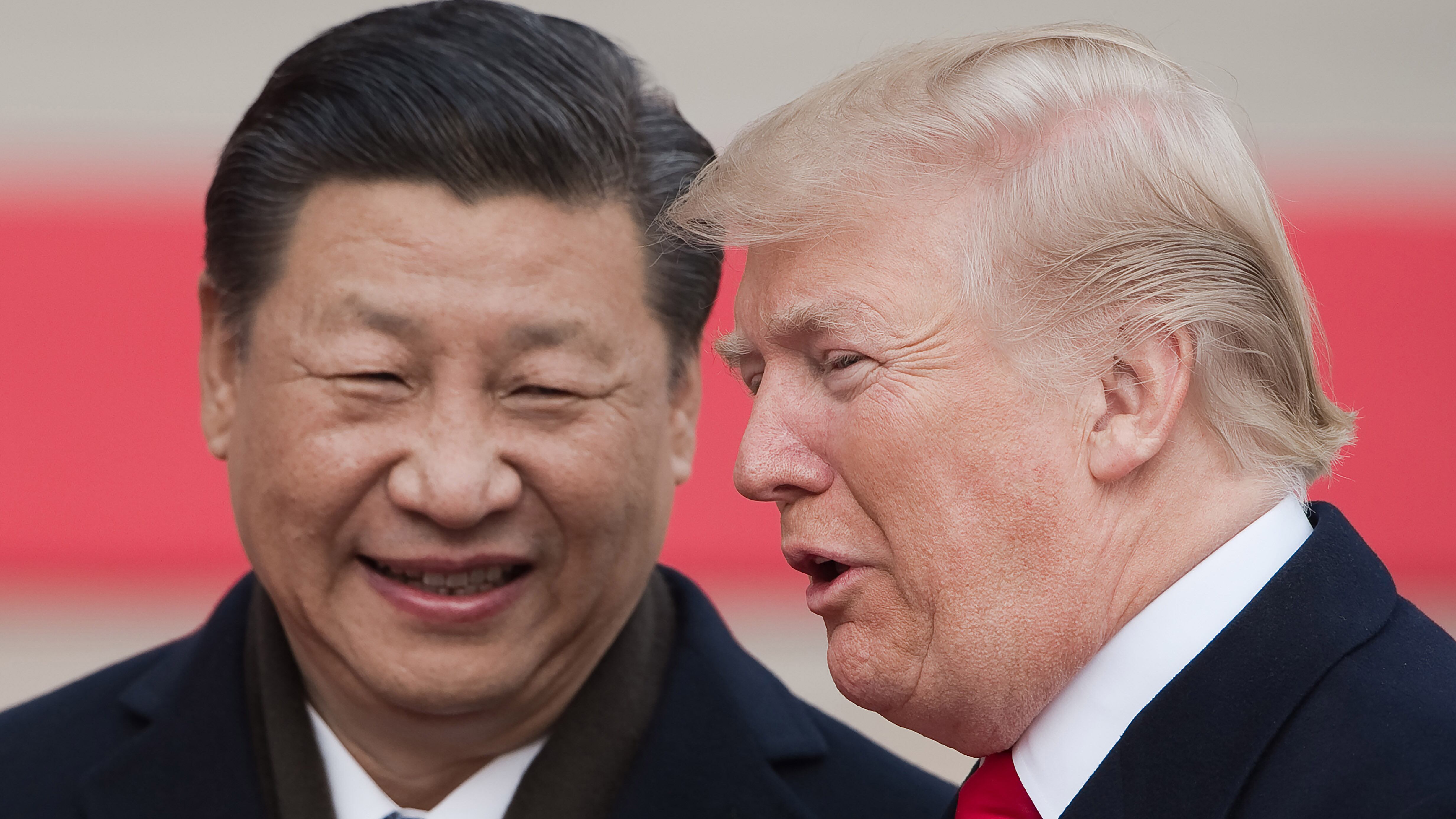 Los presidentes Xi Jinping y Donald Trump.