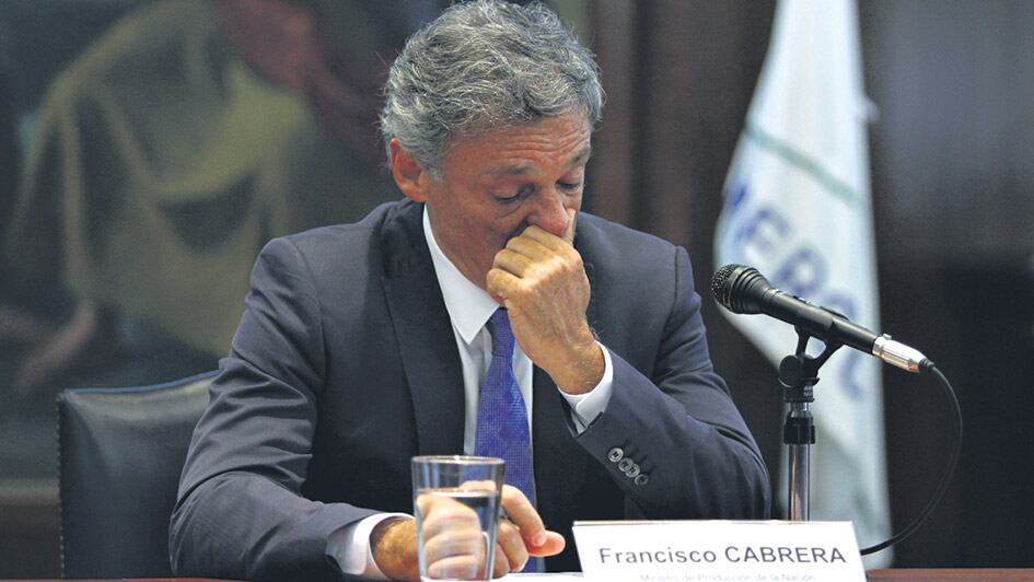 Francisco Cabrera, ministro de Producción. “Estamos muchísimo más maduros para integrarnos.”