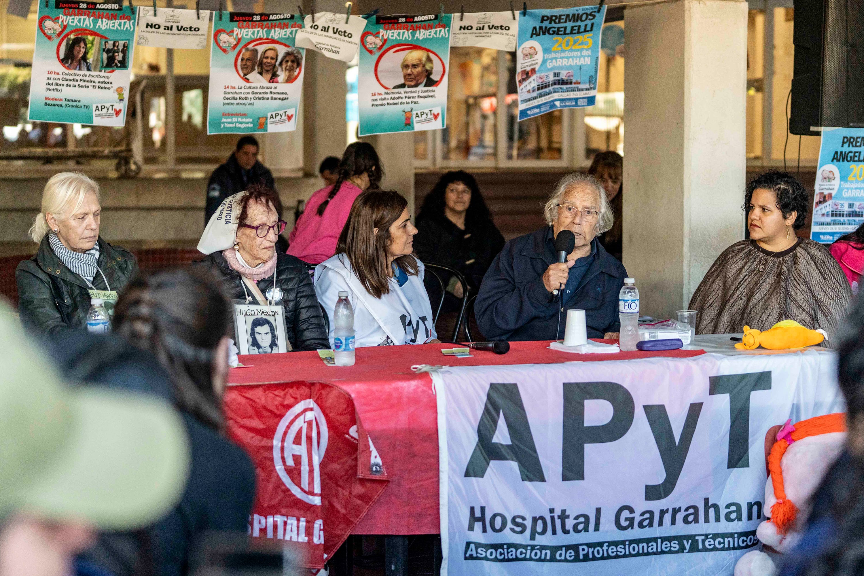 El Premio Nobel de la Paz Adolfo Pérez Esquivel fue una de las personalidades que se sumó al reclamo.